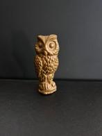 Gegoten messing uil beeldje, Ophalen of Verzenden, Zo goed als nieuw, Dier