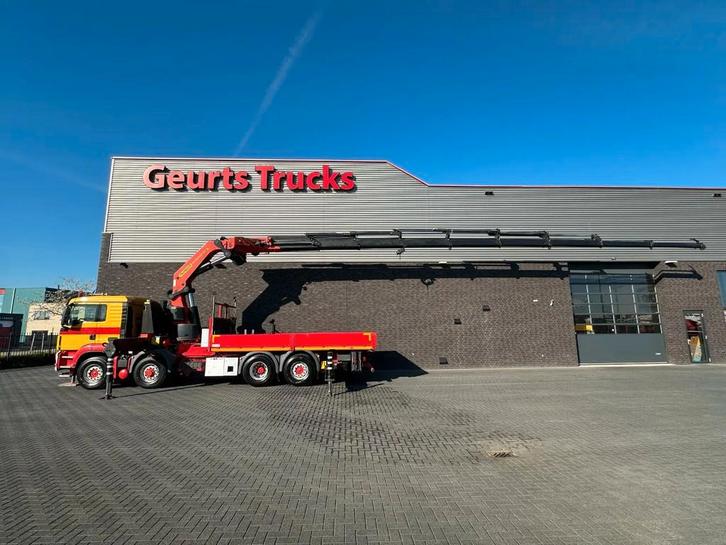 MAN 35.480 8X4H-6 BL MET PALFINGER PK92002-SH H KRAAN / KRAN, Auto's, Vrachtwagens, Bedrijf, ABS, Airconditioning, Centrale vergrendeling
