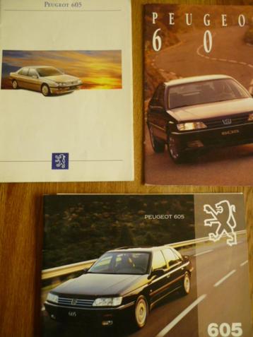 Folders Peugeot 307 / 307 sw / 605 beschikbaar voor biedingen