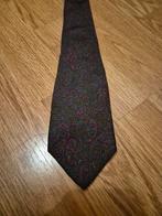 Italiaanse paarse zijden paisley stropdas ***zgan***, Kleding | Heren, Stropdassen, Ophalen of Verzenden, Zo goed als nieuw, Paars