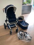 Joolz Day One kinderwagen en buggy, donkerblauw, compleet, Kinderen en Baby's, Kinderwagens en Combinaties, Gebruikt, Verstelbare duwstang