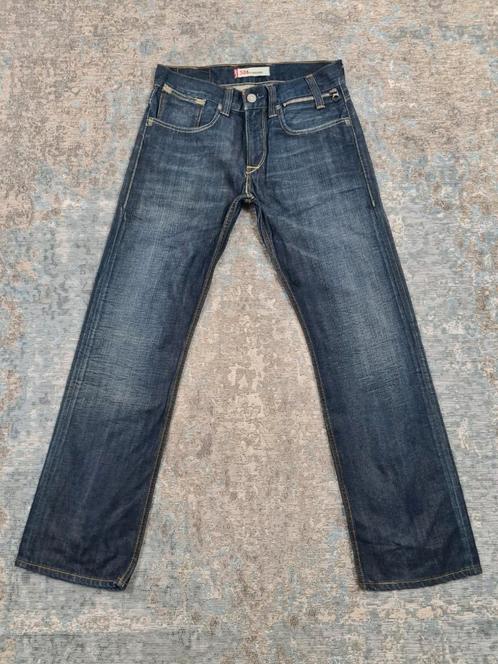 Levi's 506 W32 L32 Straight 100% katoen Bronno3232 Blauw, Kleding | Heren, Spijkerbroeken en Jeans, Zo goed als nieuw, W32 (confectie 46) of kleiner