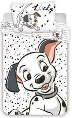 101 Dalmatiërs Baby Dekbedovertrek 100 x 135 cm, Jongetje of Meisje, Wit, Dekbedovertrek, Nieuw