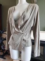 Sandwich mooie beige vest vestje L 42 44 Gratis verzenden, Verzenden, Beige, Maat 42/44 (L), Zo goed als nieuw