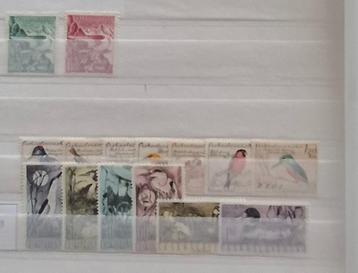 Vogelpostzegels Tsjechisch Slowakije beschikbaar voor biedingen