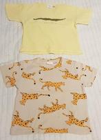 2 x zara tshirt babykleding maat 80 dieren tijger krokodil, Verzenden, Zo goed als nieuw, Zara, Jongetje