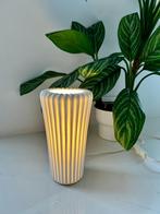 Vintage plissé lamp 20cm. Porselein Ikea Bista., Overige materialen, Ophalen of Verzenden, Zo goed als nieuw, Modern, Ikea collectable