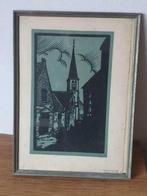 Straatje slobje in Zandvoort Frans Bosen 1940, Antiek en Kunst, Ophalen