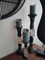 Kandelaars, 50 tot 75 cm, Zwart, Ophalen of Verzenden, Zo goed als nieuw