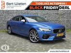 Volvo S90 2.0 T8 AWD R-Design | Geen import | Trekhaak | Com, Auto's, Volvo, Automaat, Gebruikt, 4 cilinders, Blauw