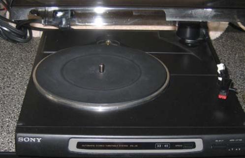 Sony draaitafel smal model 30cm PS J1- zwart lees even..., Audio, Tv en Foto, Platenspelers, Zo goed als nieuw, Platenspeler, Sony