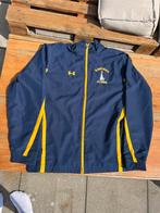 Under armour Xaverian jas (maat L) blauw/geel, Maat 52/54 (L), Blauw, Under Armour, Ophalen of Verzenden