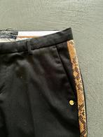 J558 Scotch & Soda maat S=36 Broek chino zwart /bruin, Kleding | Dames, Zwart, Scotch & Soda, Ophalen of Verzenden, Zo goed als nieuw