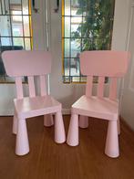 2x IKEA Mammut kinderstoel lichtroze, Ophalen, Gebruikt, Stoel(en)