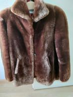 Bruin bontjas, dames, maat L, Kleding | Dames, Jassen | Winter, Ophalen of Verzenden, Zo goed als nieuw, Maat 42/44 (L), Bruin