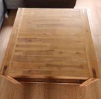 Mooie massief houten salontafel L90xB90xH42cm Salzburg, Ophalen, 50 tot 100 cm, 50 tot 100 cm, Zo goed als nieuw