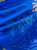 Blauwe Pareo / Omslagdoek - 185x115cm, Kleding | Dames, Ophalen of Verzenden, Nieuw, Blauw