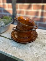 Vintage Tulowice Soepkommen met Schotels, Ophalen of Verzenden, Gebruikt