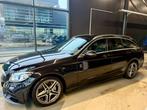 Mercedes-Benz C-Klasse C180 156pk 9G-TRONIC 2020 Zwart, Auto's, Automaat, Zwart, Leder en Stof, Zwart