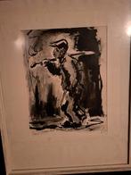 Tekening aguarel, Antiek en Kunst, Kunst | Schilderijen | Klassiek, Ophalen of Verzenden