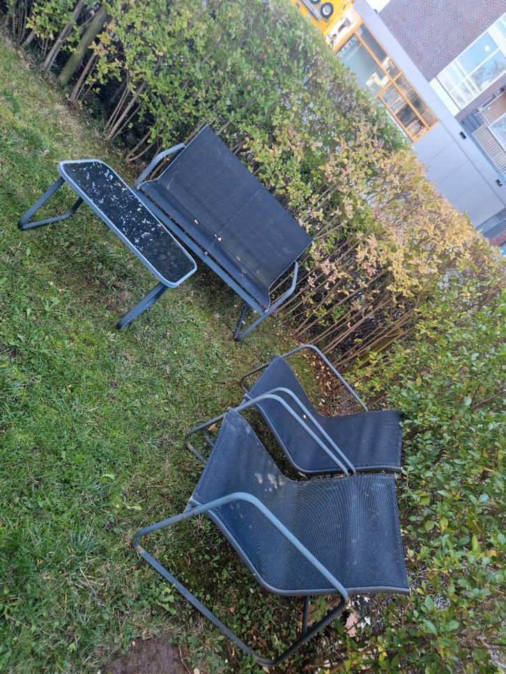 Complete Tuinset - Direct Beschikbaar!, Tuin en Terras, Tuinsets en Loungesets, Gebruikt, Tuinset, Overige materialen, 4 zitplaatsen