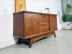 Vintage dressoir sideboard eiken hout jaren 50/60, Ophalen, Gebruikt, 150 tot 200 cm, Vintage