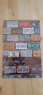 Kentekenplaat bord, Ophalen of Verzenden, Nieuw