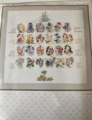 BORDUURPAKKET THEA GOUVERNEUR BLOEMEN ALFABET beschikbaar voor biedingen