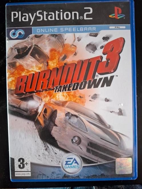 Burnout 3 Playstation 2, Spelcomputers en Games, Games | Sony PlayStation 2, Zo goed als nieuw, Racen en Vliegen, Vanaf 3 jaar
