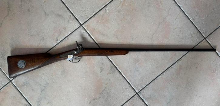 vrijgesteld Enkelloops percussie jachtgeweer ca. 1850, Verzamelen, Militaria | Algemeen, Overige soorten, Overige gebieden, Ophalen of Verzenden