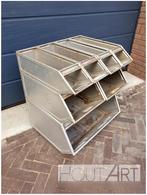 Stalen bak / industriele bakken (diverse formaten), Huis en Inrichting, Woonaccessoires | Kisten, Minder dan 50 cm, 50 tot 100 cm