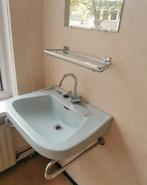 Vintage Sphinx lichtblauwe wastafel, Ophalen, Gebruikt, 50 tot 100 cm, Minder dan 100 cm