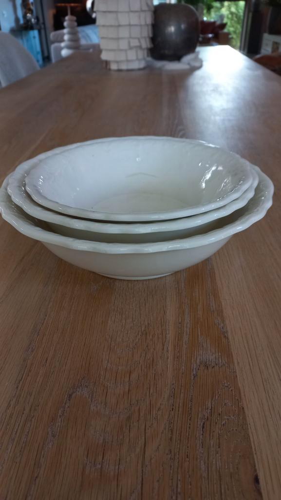 Société Céramique Maestricht Schalen Set - Craquelé, Antiek en Kunst, Antiek | Schalen, Ophalen of Verzenden