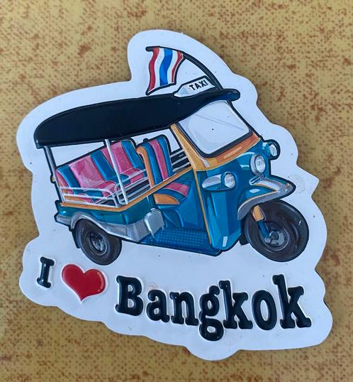 Koelkastmagneet souvenir Bangkok Tuktuk Tuk Tuk magneet, Verzamelen, Overige Verzamelen, Nieuw, Ophalen of Verzenden