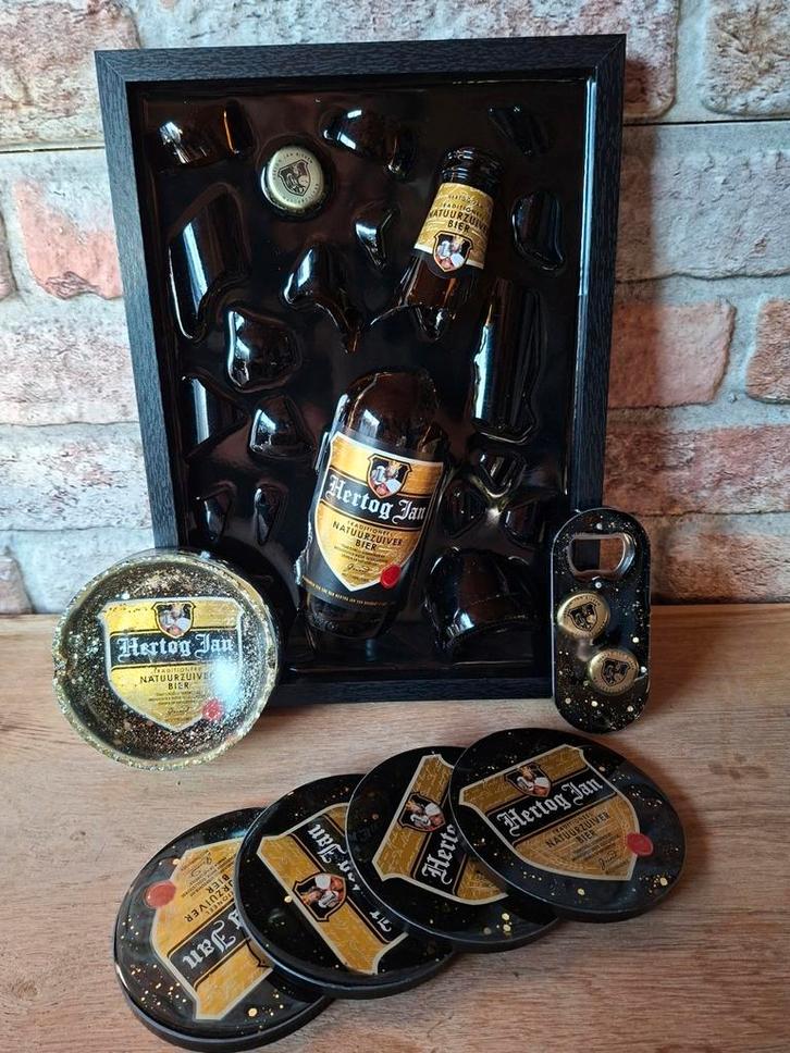 Hertog Jan cadeau set van Epoxy, Antiek en Kunst, Kunst | Schilderijen | Modern, Ophalen of Verzenden