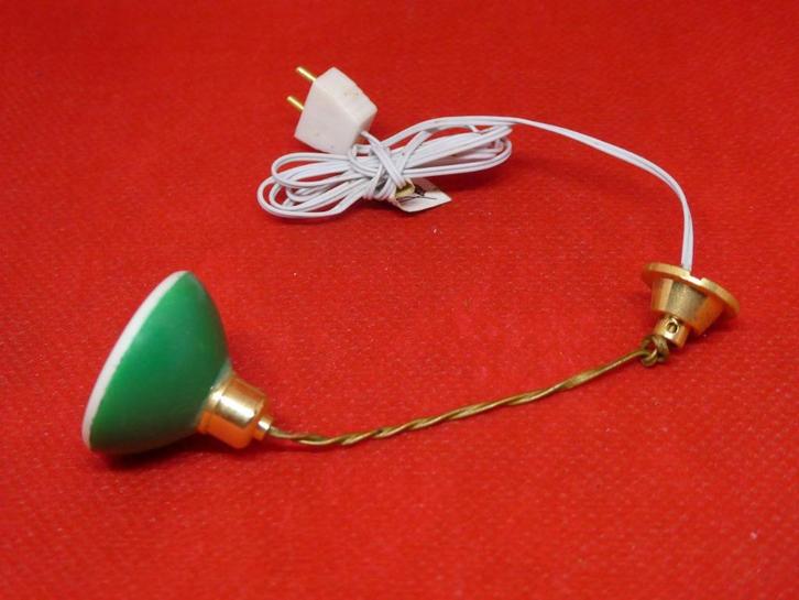 Reutter porselein groene hanglamp poppenhuis - NIEUW, Verzamelen, Poppenhuizen en Toebehoren, Nieuw, Poppenhuis, Ophalen of Verzenden