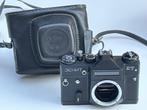 Mooie Zenit ET (BELOMO) (M42) met lederen cameratas uit 1992, Ophalen of Verzenden, Compact, Overige Merken