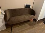 Eetkamerbank velvet 140 cm, Huis en Inrichting, Stoelen, Ophalen, Bruin, Zo goed als nieuw, Metaal