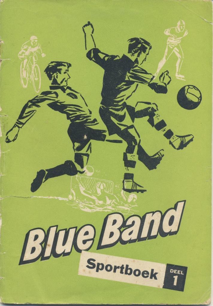Blue Band sportboek - 1955 - Alleen deel 1, met 15 plaatjes, Boeken, Sportboeken, Gelezen, Lopen en Fietsen, Verzenden