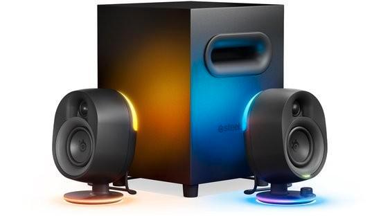SteelSeries Arena 7 2.1 pc gaming speakerset., Computers en Software, Pc speakers, Zo goed als nieuw, Audiokanaal 2.1, Ophalen of Verzenden