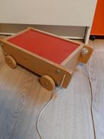 Kar met houten blokjes vintage, Ophalen of Verzenden, Overige typen