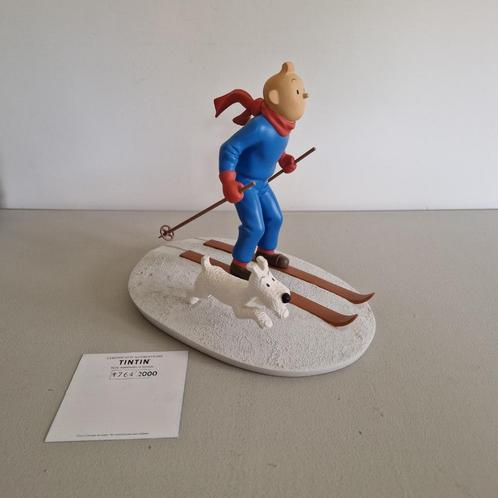 Kuifje / Tintin op de ski's, Moulinsart, Verzamelen, Stripfiguren, Nieuw, Beeldje of Figuurtje, Kuifje, Ophalen of Verzenden