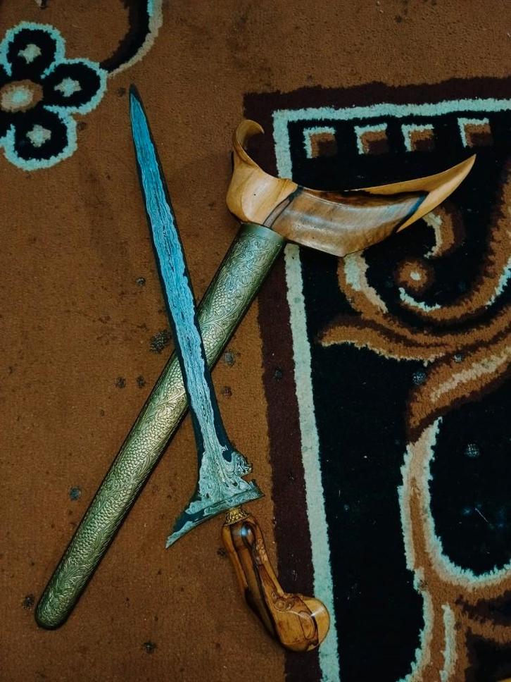Antieke Keris Naga Raja Pedaringan Kebak Timohohout SUZ04, Antiek en Kunst, Kunst | Niet-Westerse kunst, Verzenden