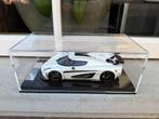 1:18 Koenigsegg Regera Pearl White Frontiart 1/399, Overige merken, Auto, Ophalen of Verzenden, Zo goed als nieuw