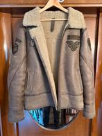 PME schapen leren jack met bontvoering mt L, Ophalen of Verzenden, Zo goed als nieuw, Maat 52/54 (L), Bruin