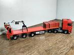 Te koop Tekno DAF XF 380 met Stenen oplegger ., Hobby en Vrije tijd, Modelauto's | 1:50, Ophalen of Verzenden, Zo goed als nieuw