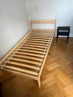Ikea Neiden bedframe, Huis en Inrichting, Slaapkamer | Bedden, Beige, 90 cm, Eenpersoons, Zo goed als nieuw