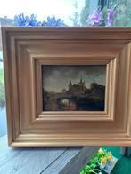 Mooi romantisch schilderijje op paneel, Ophalen of Verzenden