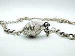 Zilveren jasseronketting met zilveren slot, 77 cm, Gebruikt, Info@zilverwebsite.nl, Verzenden, Zilverwebsite.nl