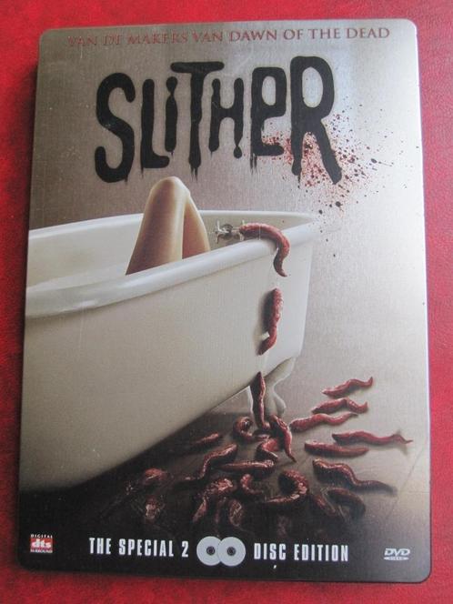 Slither (2006) 2 disc steelbook, Cd's en Dvd's, Dvd's | Horror, Zo goed als nieuw, Overige genres, Boxset, Vanaf 16 jaar, Ophalen of Verzenden